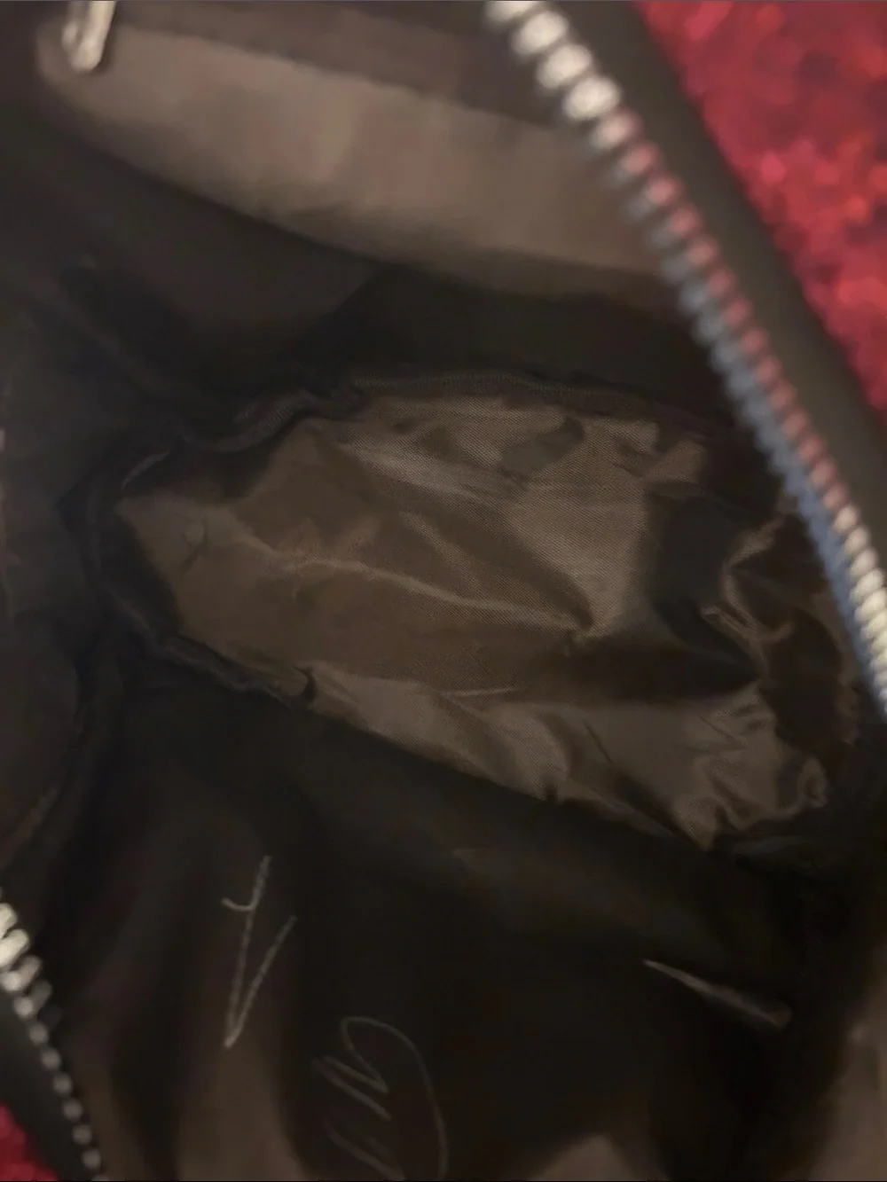 adidas Sparkle Burgundy Mini Backpack with Front Zip - Picture 10 of 11